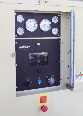 THE DCS is a state-of-the-art intuitive and innovative full-color digital display panel that puts the operator in complete control of Doosan Portable Power air compressors.